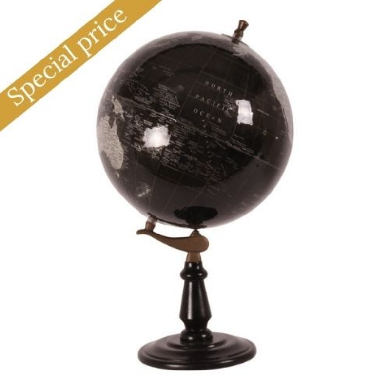 Wereldbol op voet 55 cm