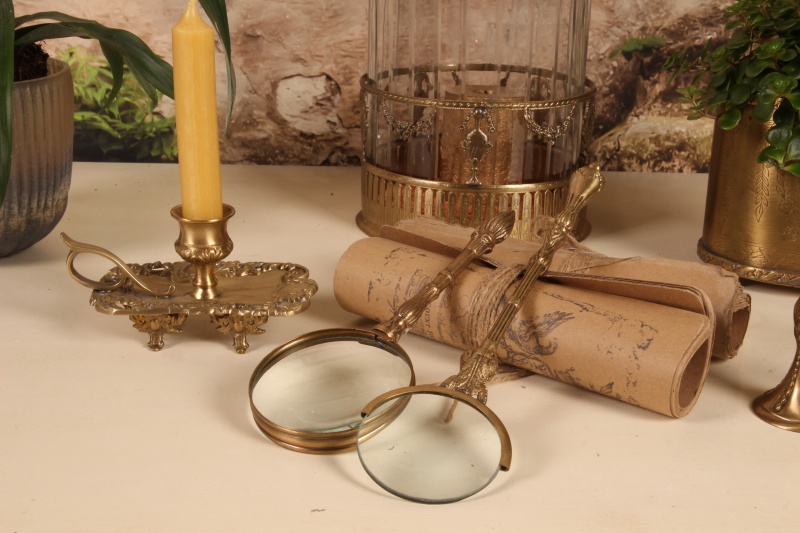 Loep koper h.1x20 Ø8 cm