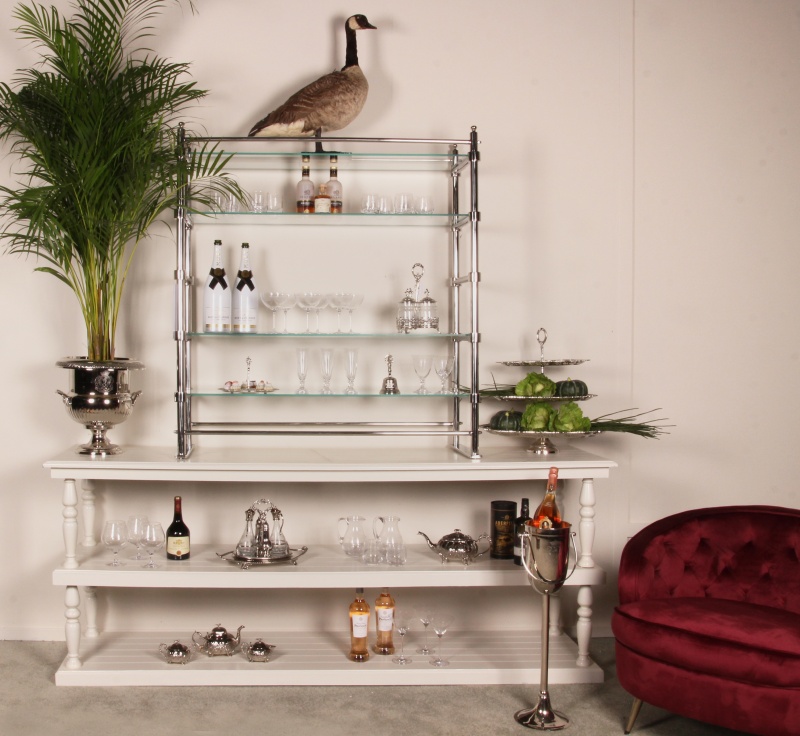 Champagne Wijn koeler messing 70 cm