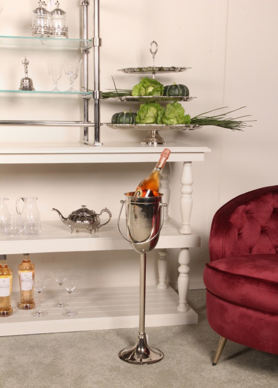 Champagne Wijn koeler messing 70 cm