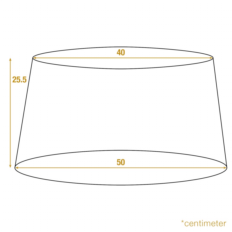Lampenkap rond 50 cm