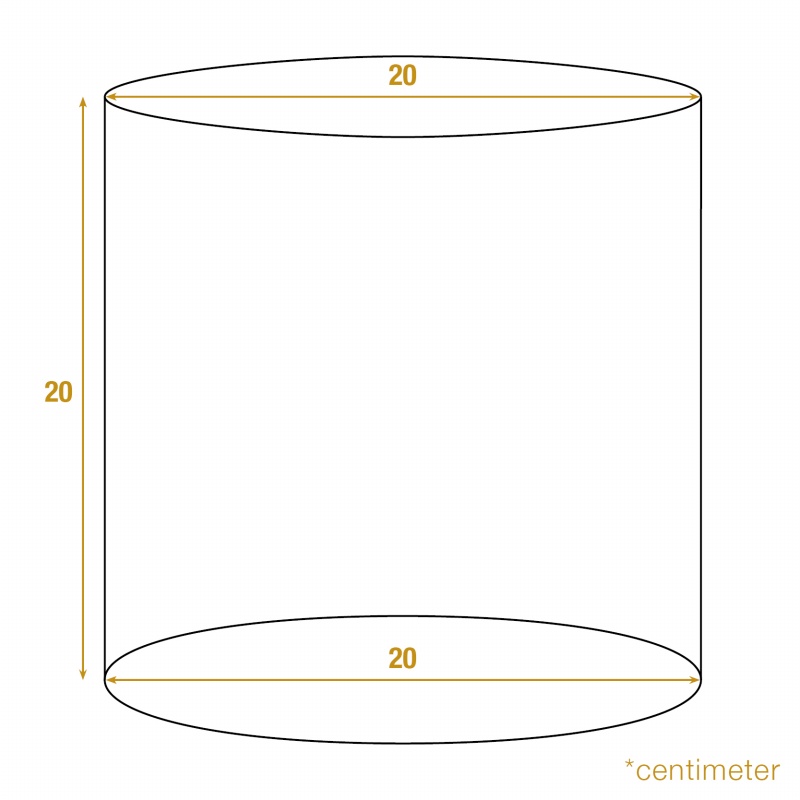 Lampenkap cilinder 20 cm