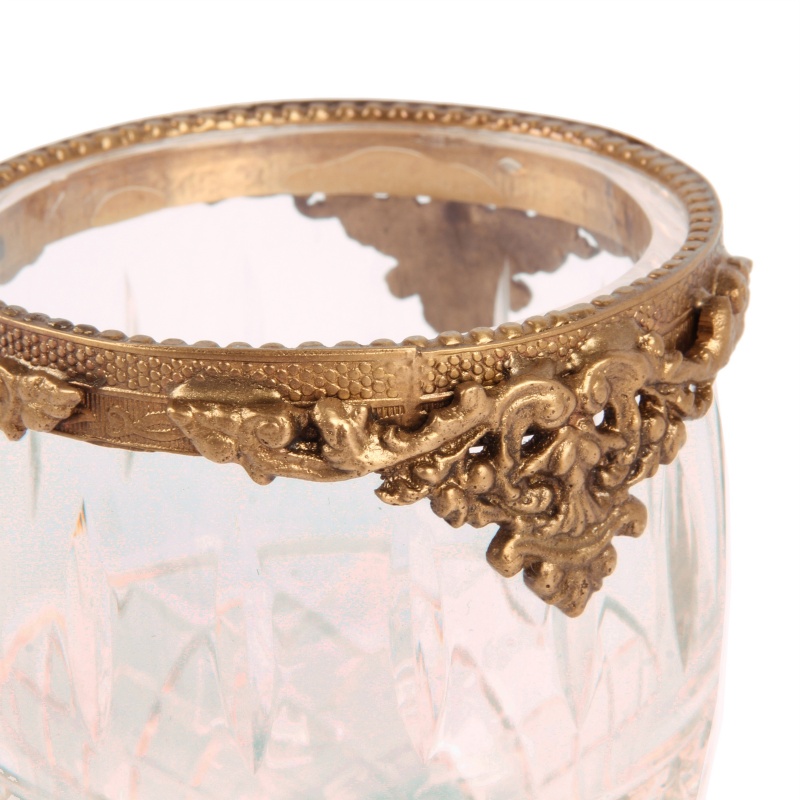 Theelichthouder koper 10 cm