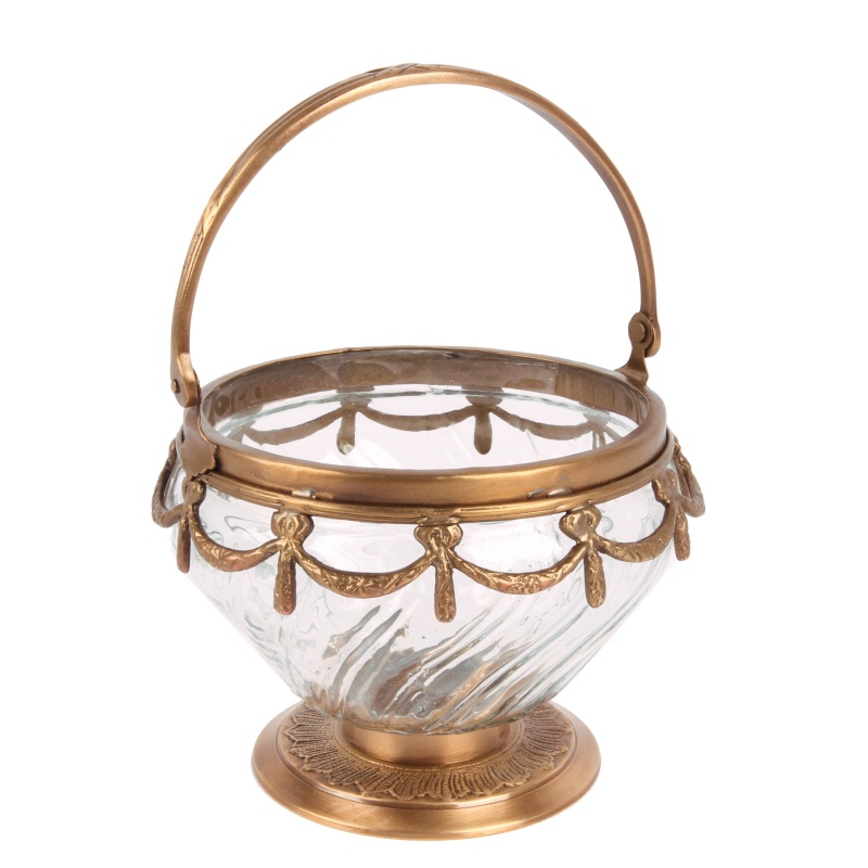 Tafelgerei bonbonniere koper Ø11 cm