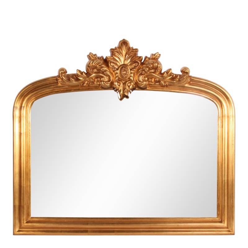 Wandspiegel hout h. 105 cm