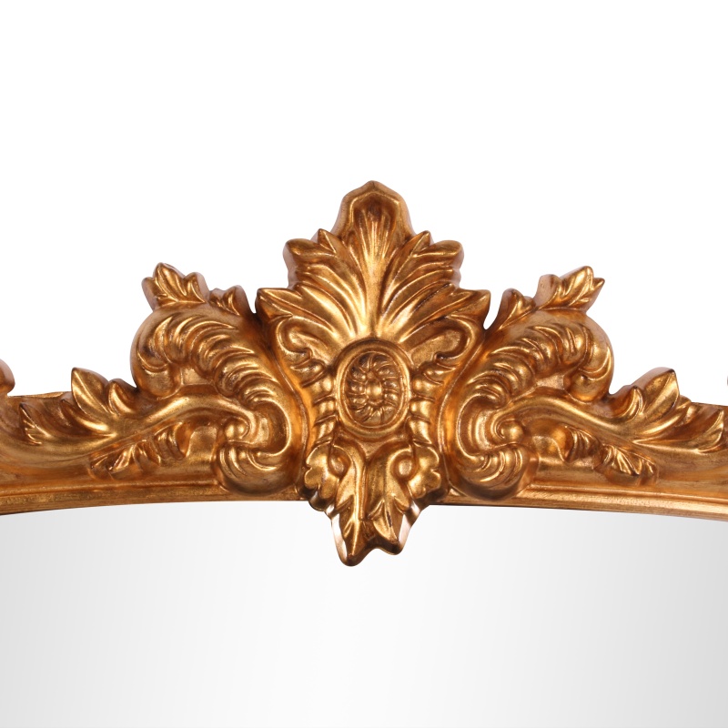 Wandspiegel hout h. 105 cm