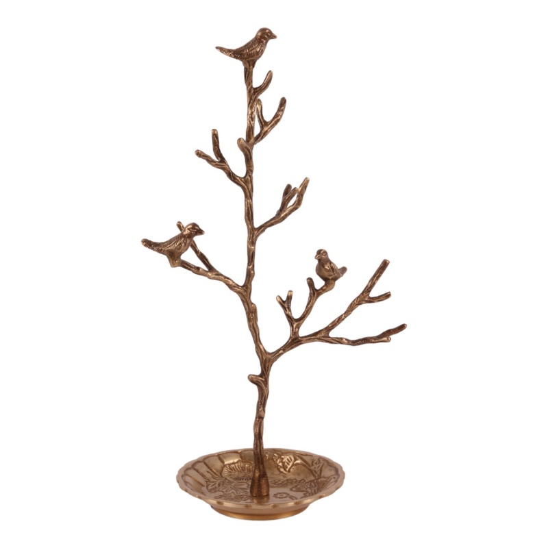 Deco sieraden stand koper 19 cm