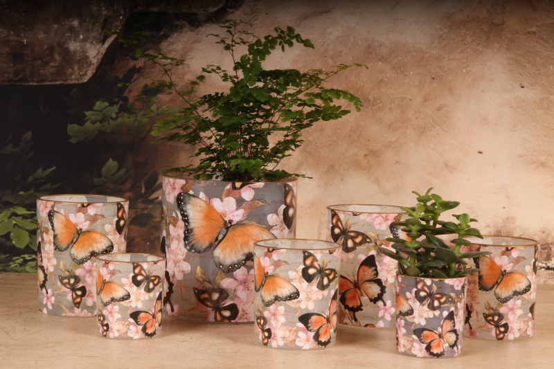 Theelicht glas 15 cm