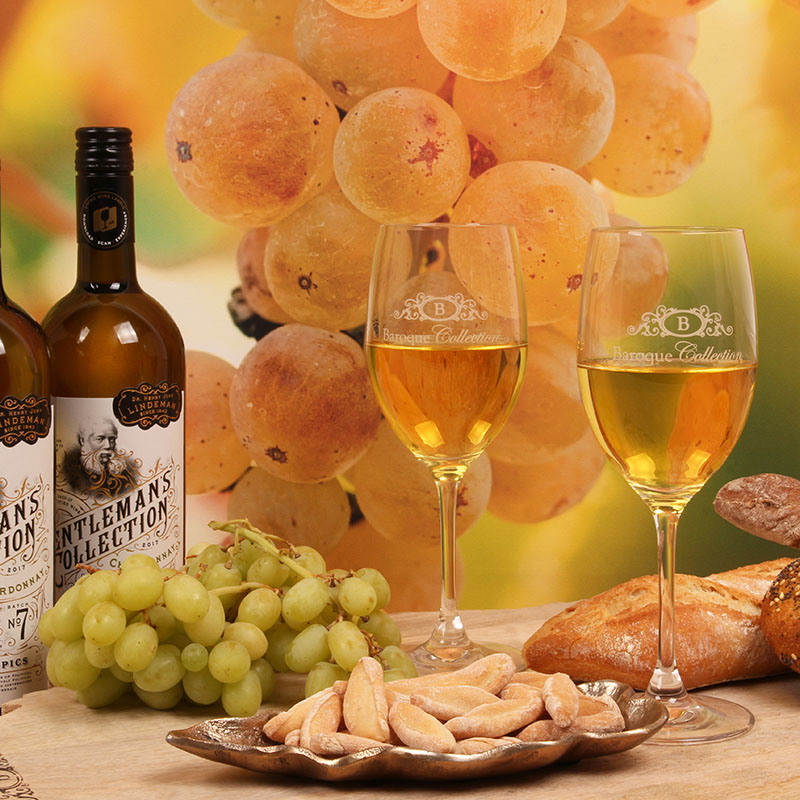 Glas Witte wijn 350 ml Baroque logo