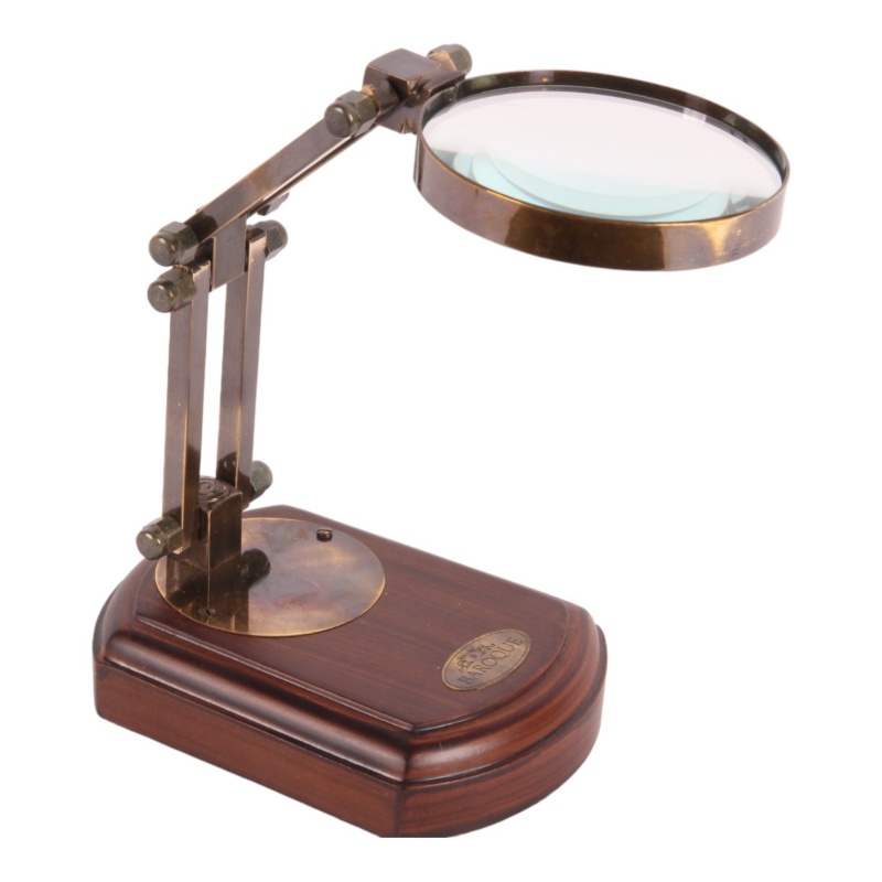 Loep hout & koper 7,5 cm