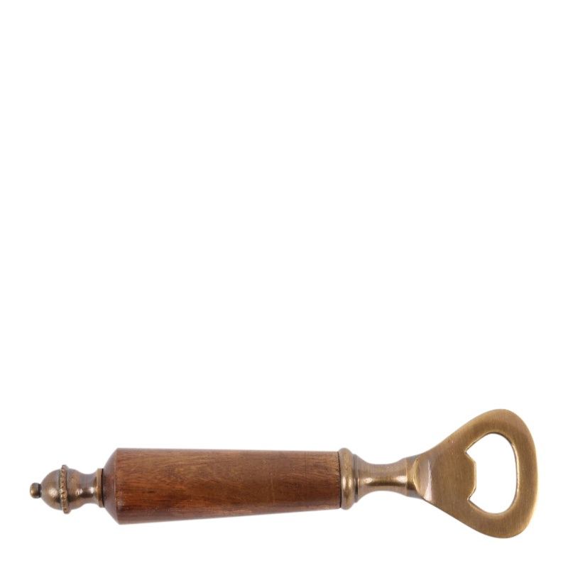 Flessenopener koper 14 cm