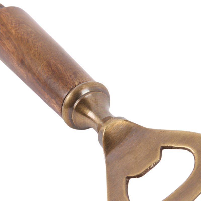 Flessenopener koper 14 cm